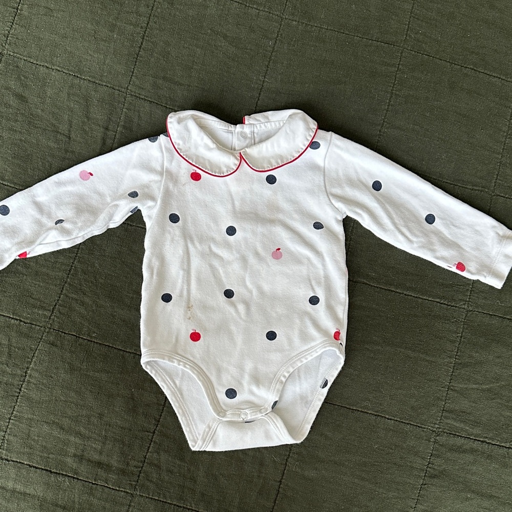 Jacadi Long Sleeve Onesie
